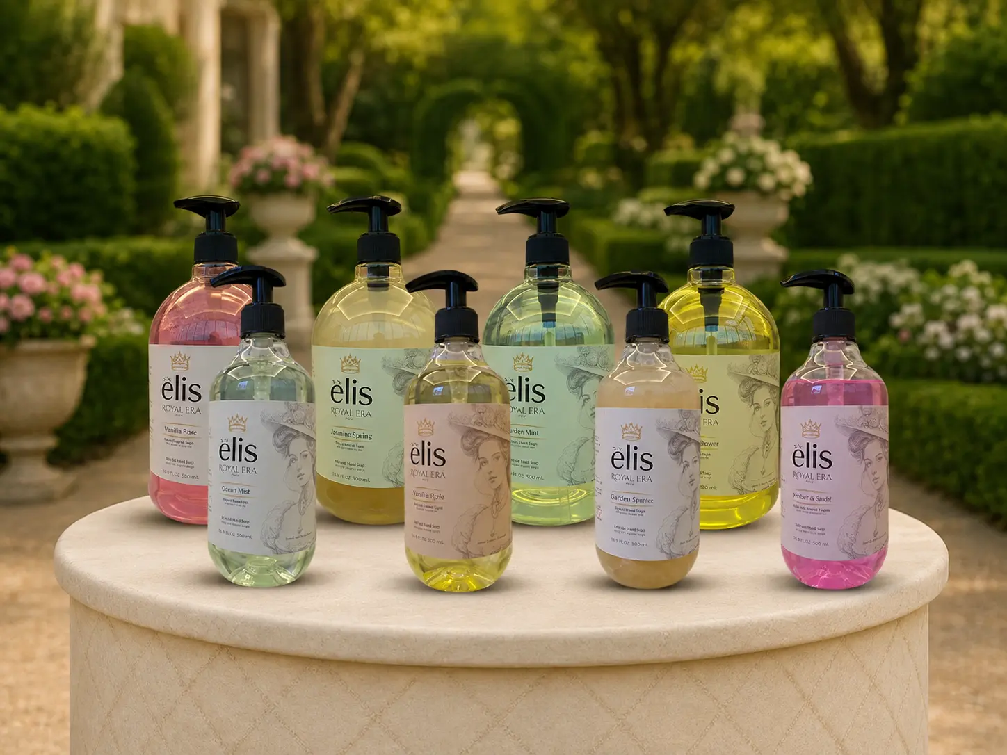 Elis Royal Era liquid hand soap range