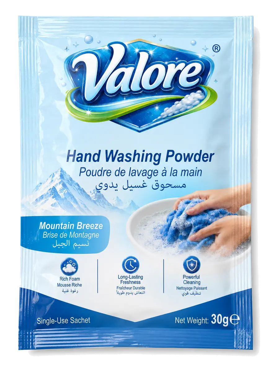 Valore Mountain Breeze 30 g hand washing detergent powder sachet